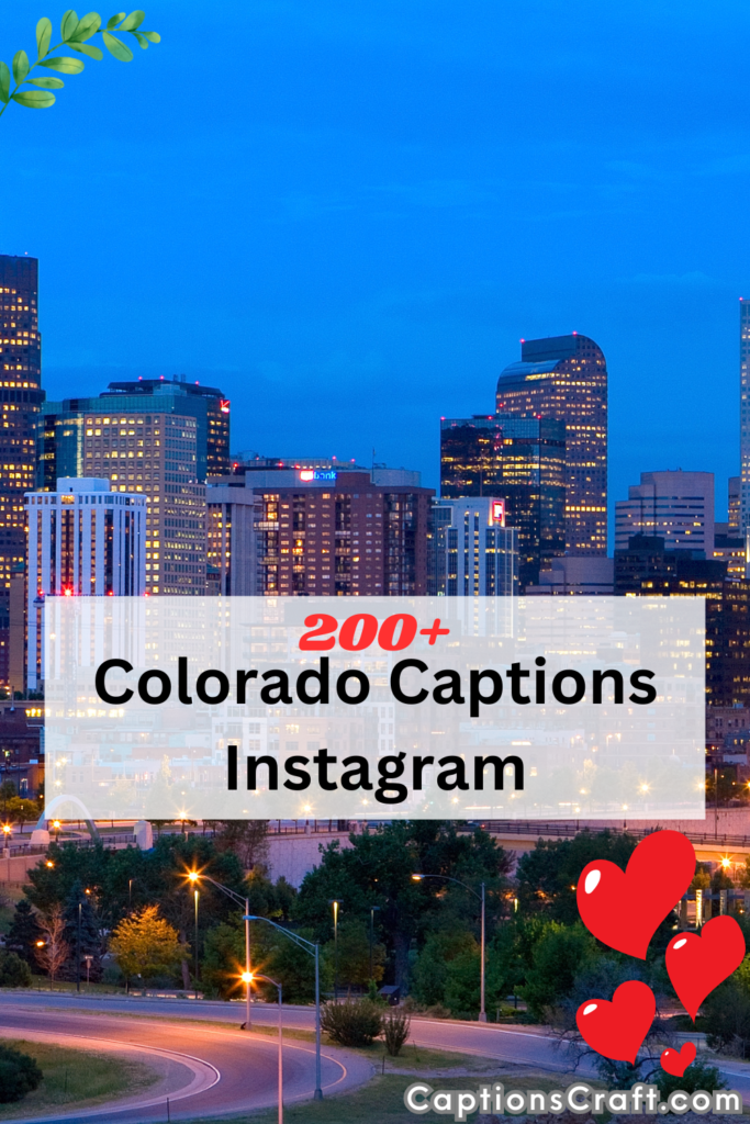 Colorado Captions Instagram