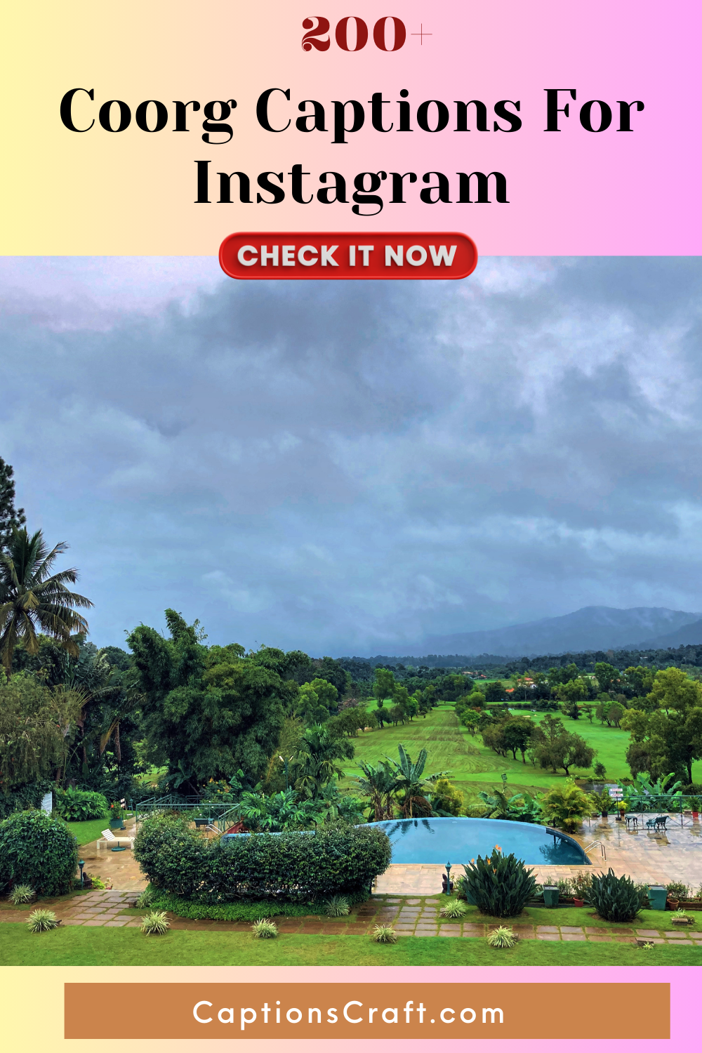 coorg trip captions for instagram