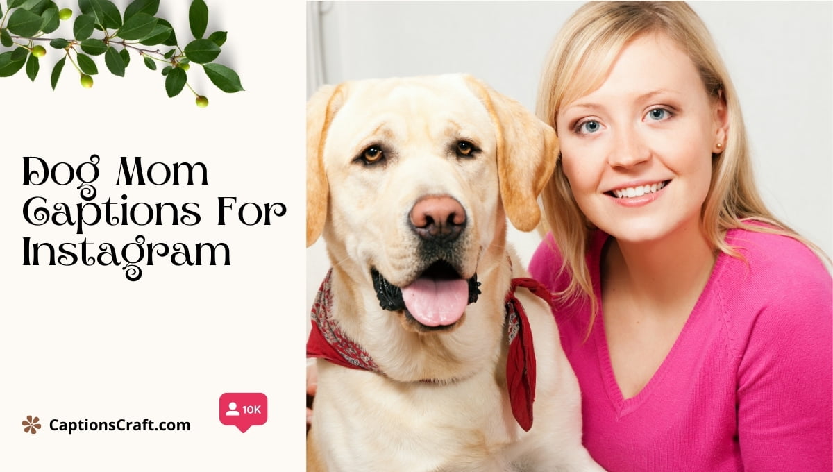 Dog Mom Captions For Instagram