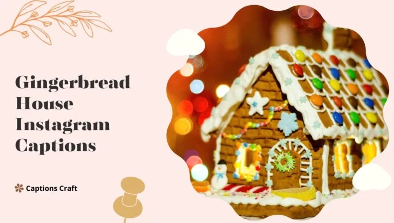 gingerbread house instagram captions