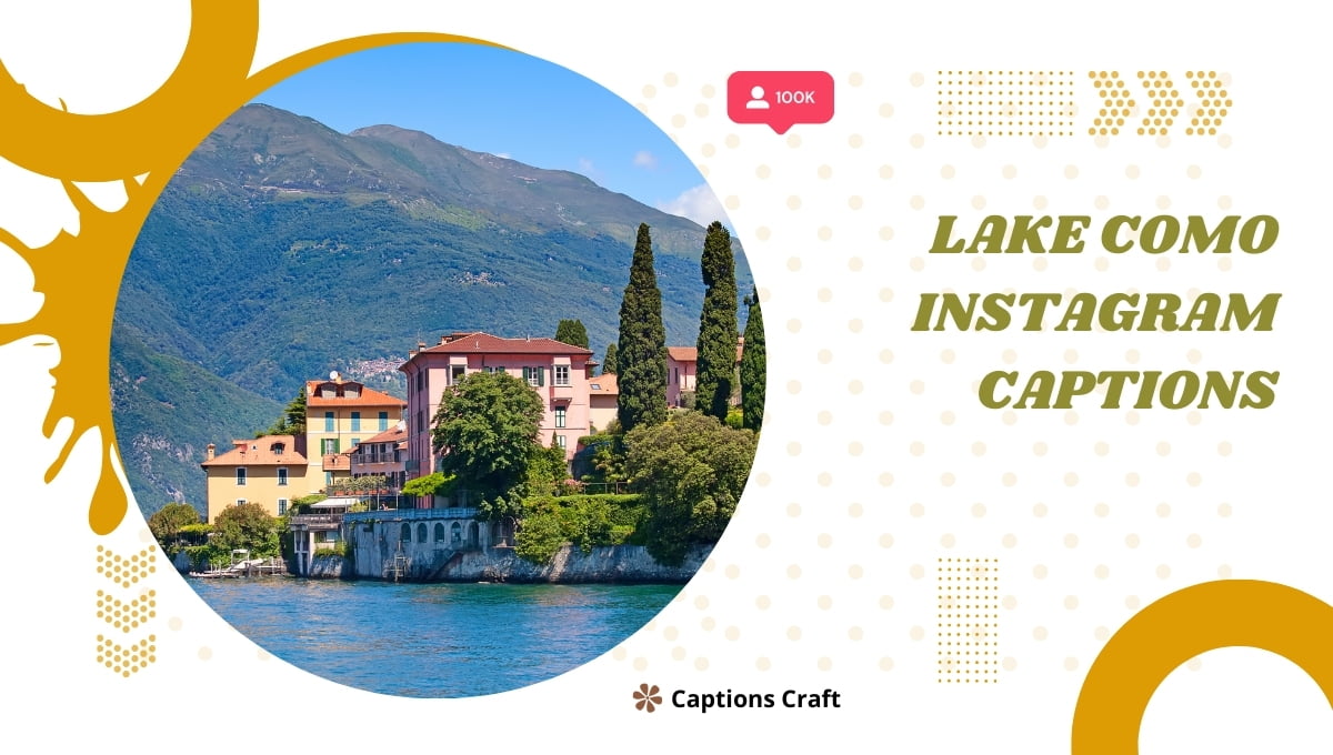 Lake Como Instagram Captions