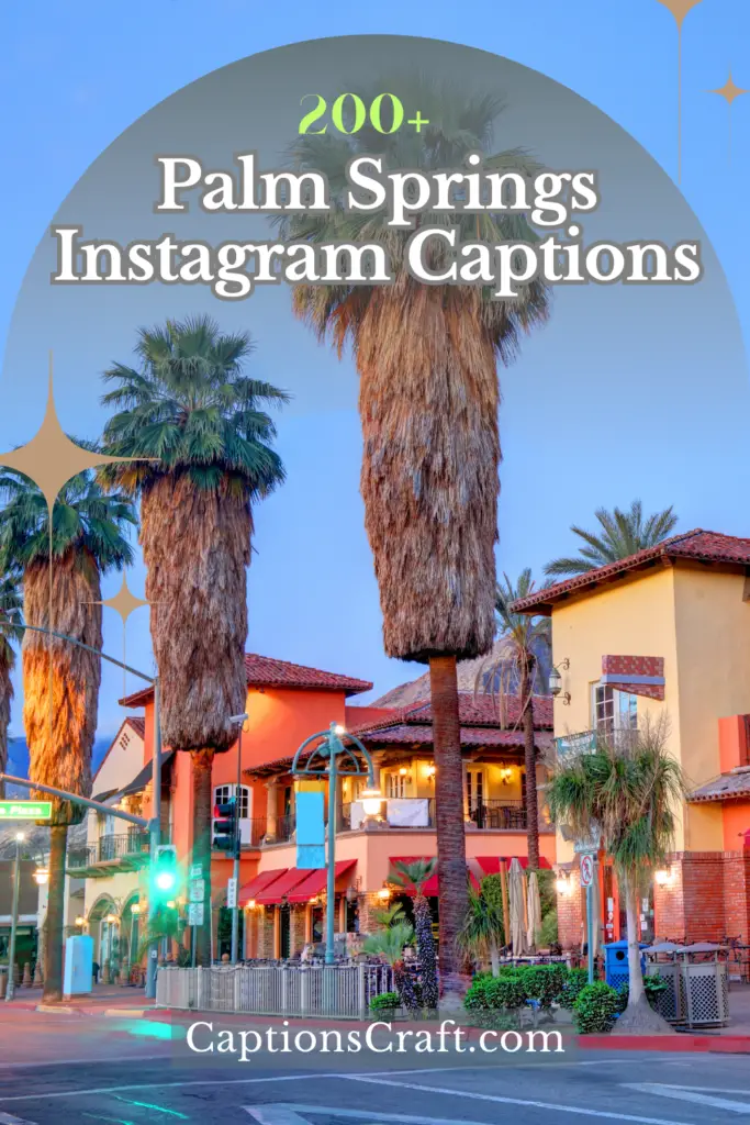 Palm Springs Instagram Captions
