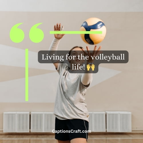 Best Volleyball Instagram Captions (Writers Choice)