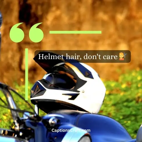 One Word Helmet Captions For Instagram