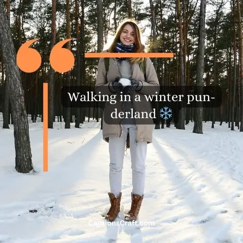 One-word Snow Captions For Instagram