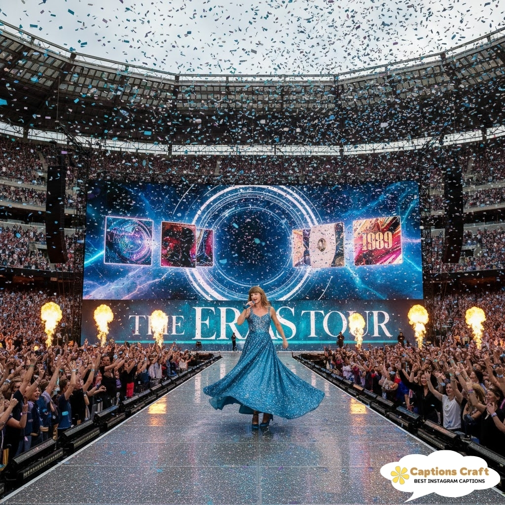 Catchy Eras Tour Captions For Instagram and Quotes with 135+ Unforgettable Vibes