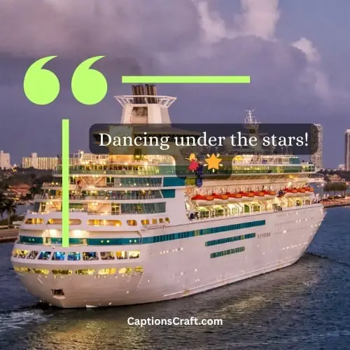 Superb Cruise Captions Instagram (Writers Choice)