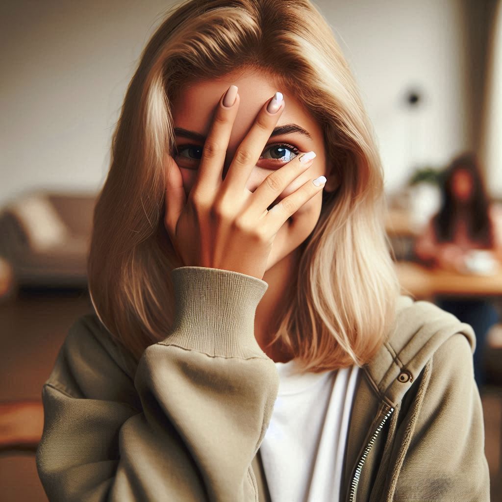 Unique Hidden Face Captions To Stand Out