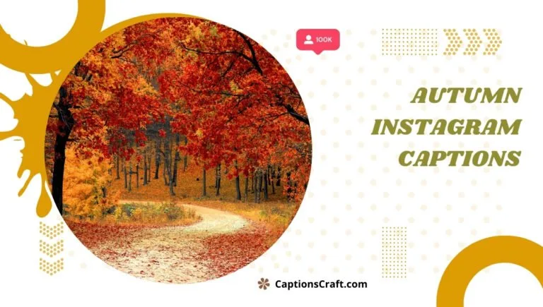 129+ Cozy Autumn Captions For Instagram and Quotes That Spark Joy