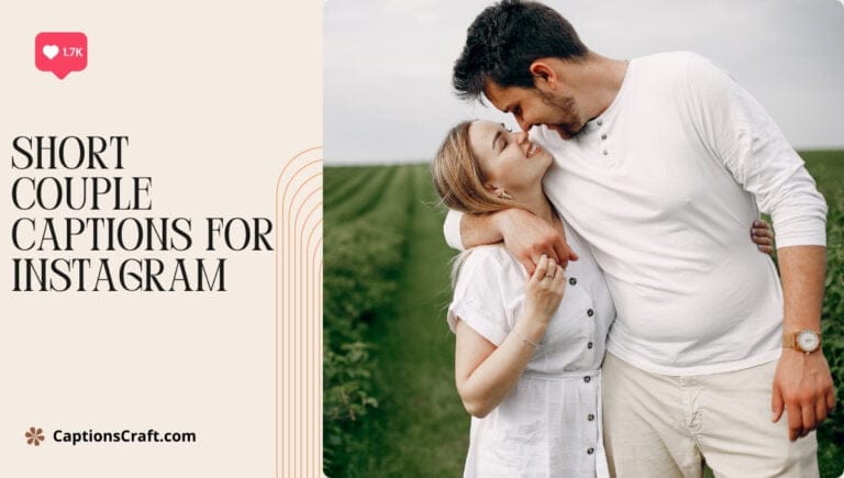 short couple captions for instagram