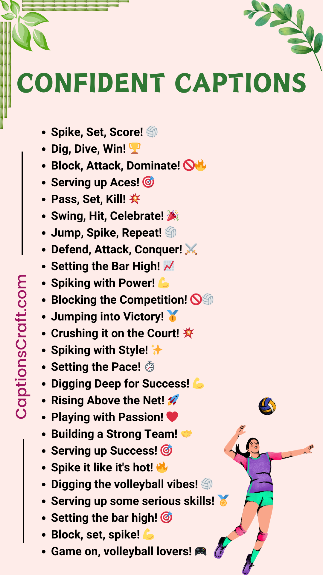 Volleyball Instagram Captions Top 200+ Catchy Phrases for Your Posts