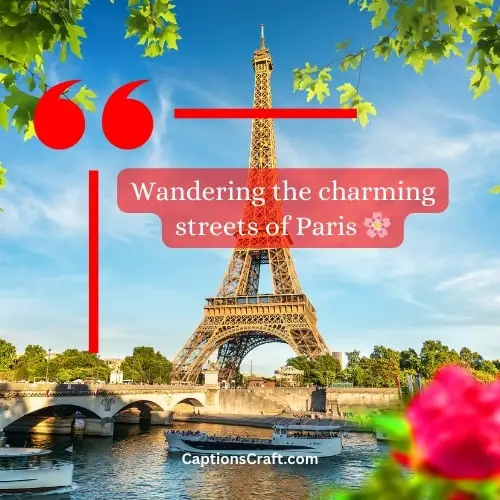 Best Paris captions for Instagram