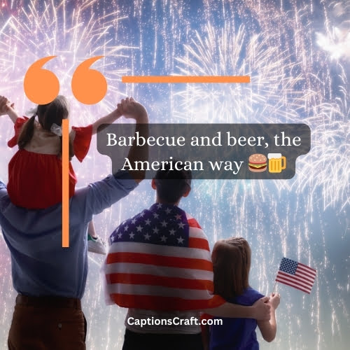 One-word Fourth Of July Instagram Captions