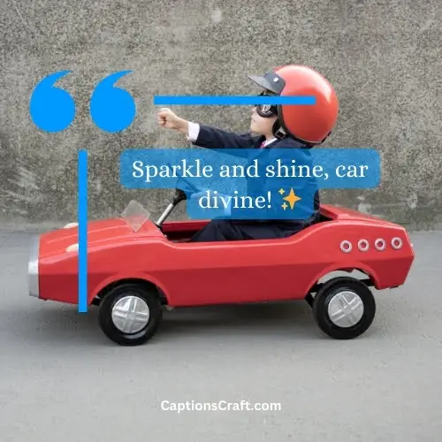 One-word Funny Car Wash Captions For Instagram