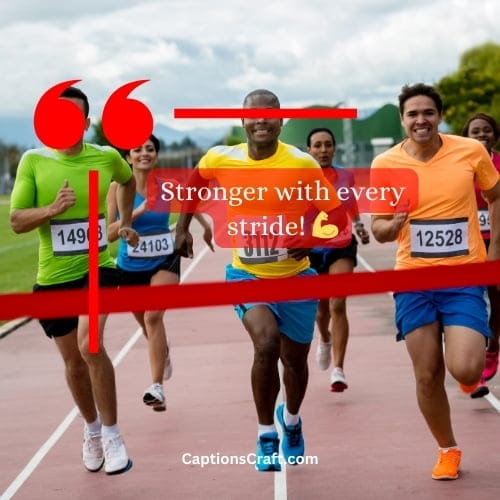 One-word Half Marathon Instagram Captions