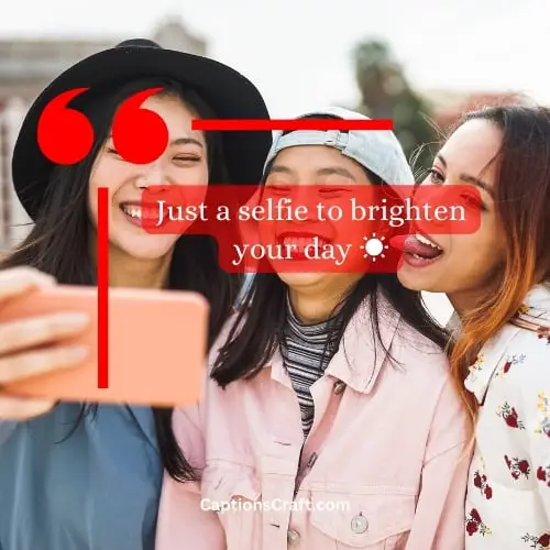 One-word Short Captions For Selfies