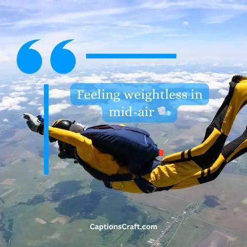 One-word Skydiving Captions Instagram