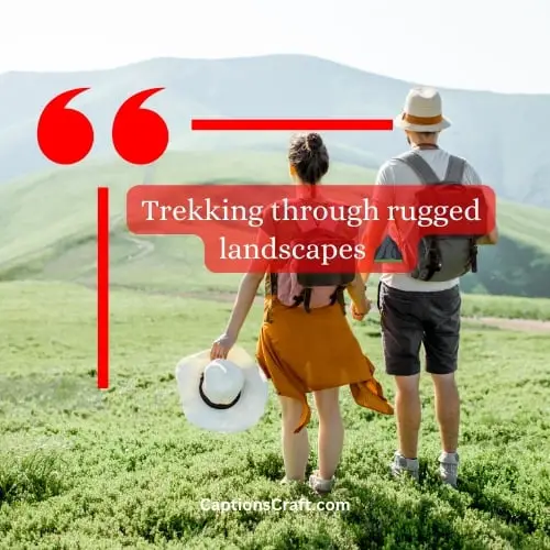 One-word travel captions