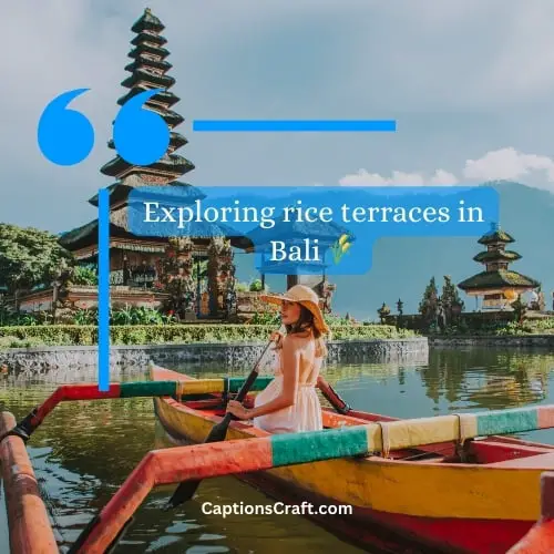 Superb Bali Instagram Caption (Writers Choice)