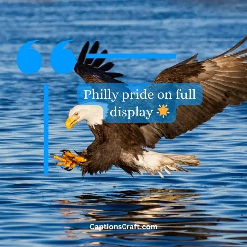 Superb Philadelphia Eagles Instagram Captions (Writers Choice)