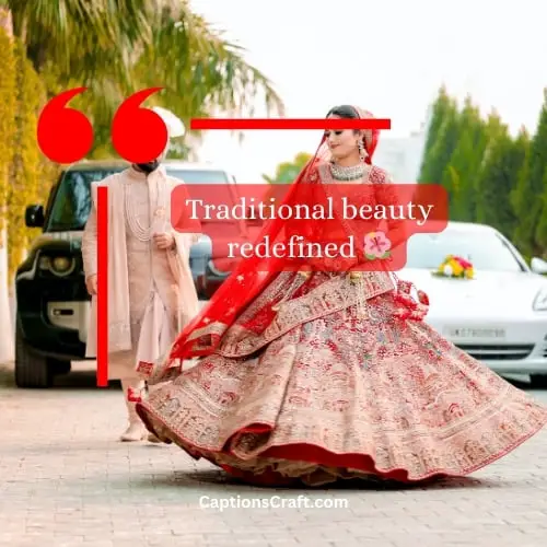 Three-word Indian Bride Captions For Instagram (Editors Pick)