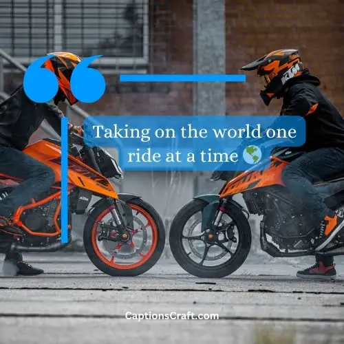 Three-word Ktm Bike Captions For Instagram (Editors Pick)