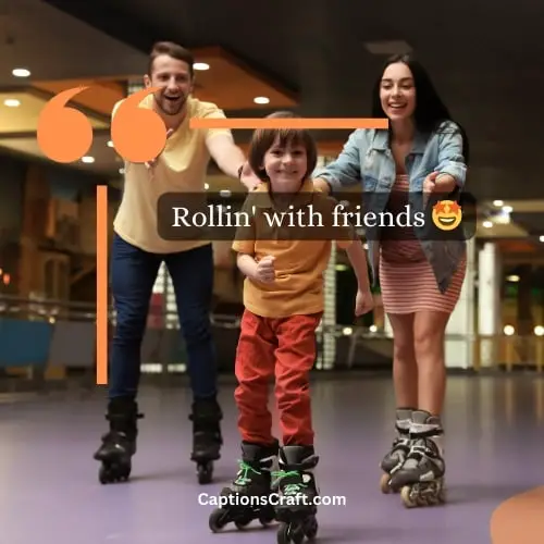 Two-word Roller Skating Instagram Captions (Snappy)