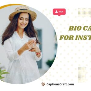 143+ Creative Bio Captions For Instagram That Spark Joy