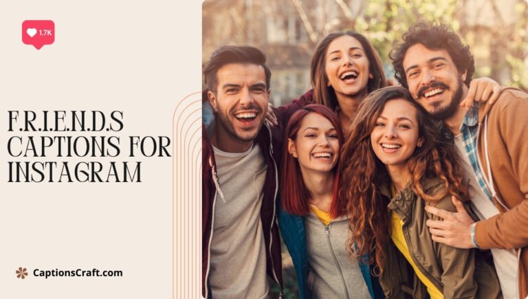f r i e n d s captions for instagram