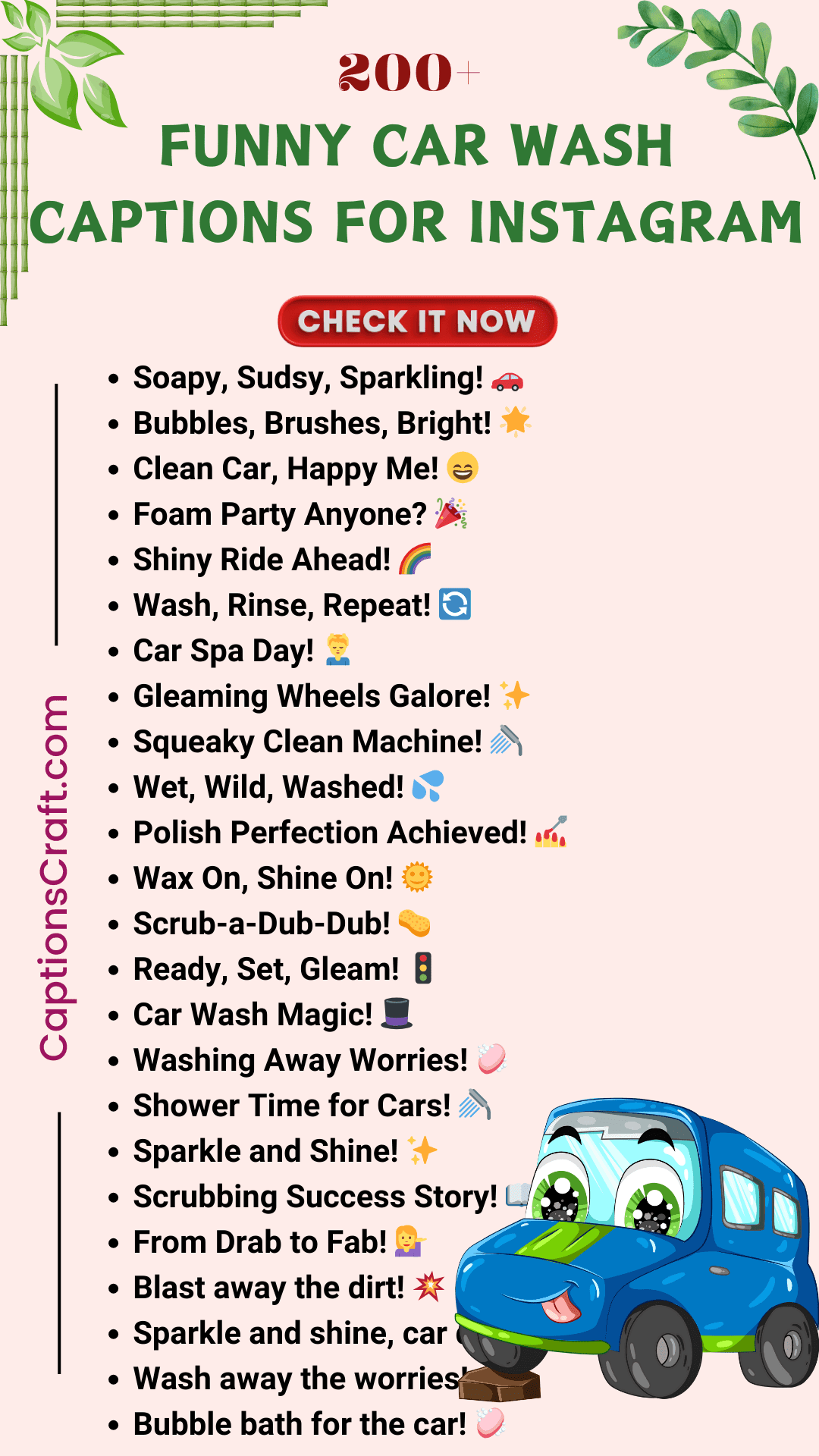 Detailed Car Wash Captions Abstract Nature Detailed Car Wash Captions Abstract Nature