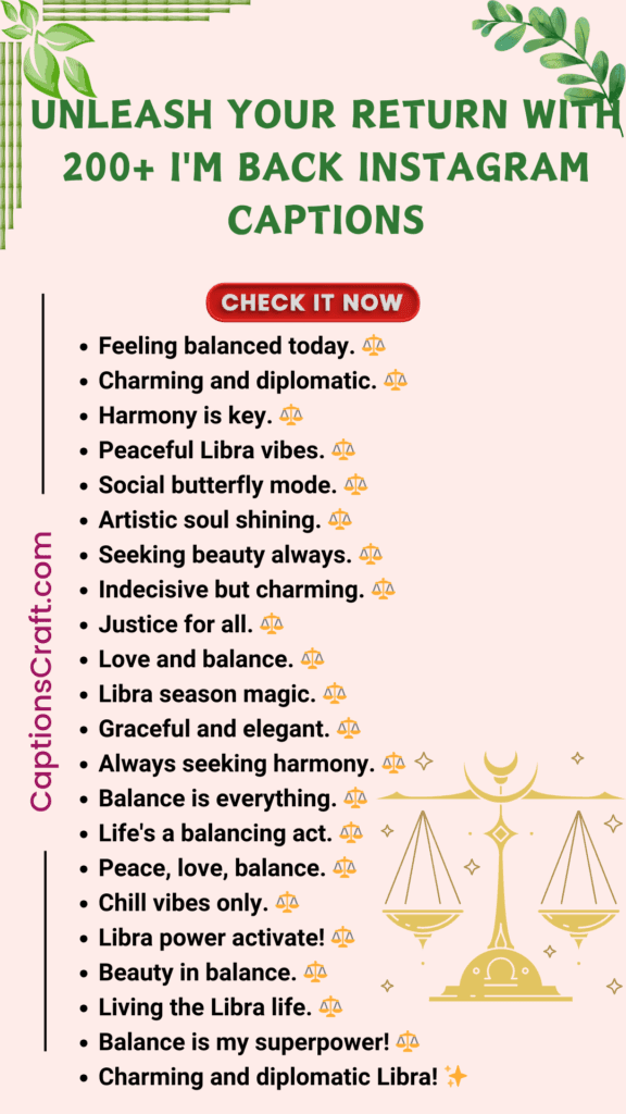 Ultimate Libra Instagram Captions: 200+ Zodiac Vibes for Your Feed 5 Libra Instagram Captions