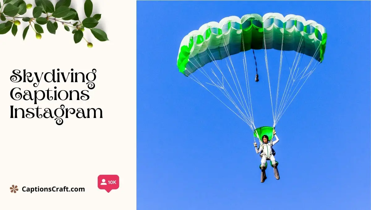 Skydiving Captions Instagram