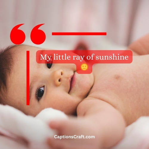 Cute baby captions for Instagram