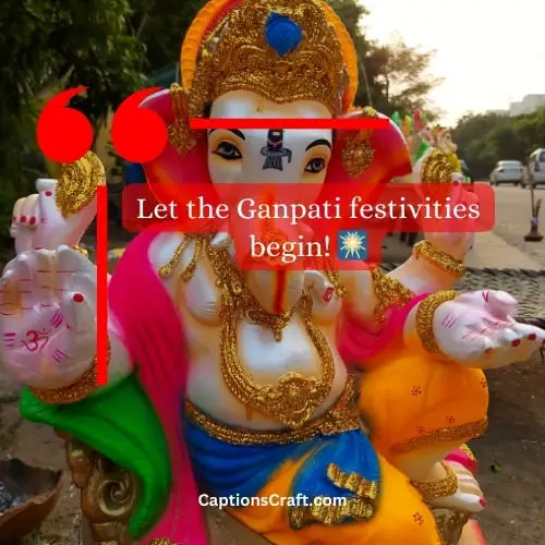 Hilarious Ganpati Bappa Captions For Instagram
