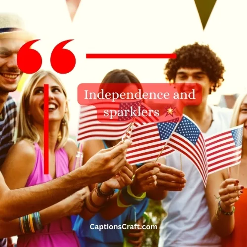 One-word 4th Of July Instagram Captions