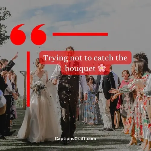 One-word Wedding Guest Captions For Instagram