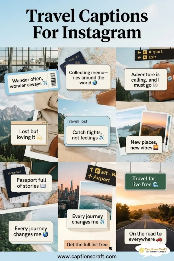 137+ Extraordinary Travel Captions for Instagram and Quotes to Inspire Adventure