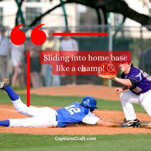 Superb Instagram Captions For Baseball (Writers Choice)