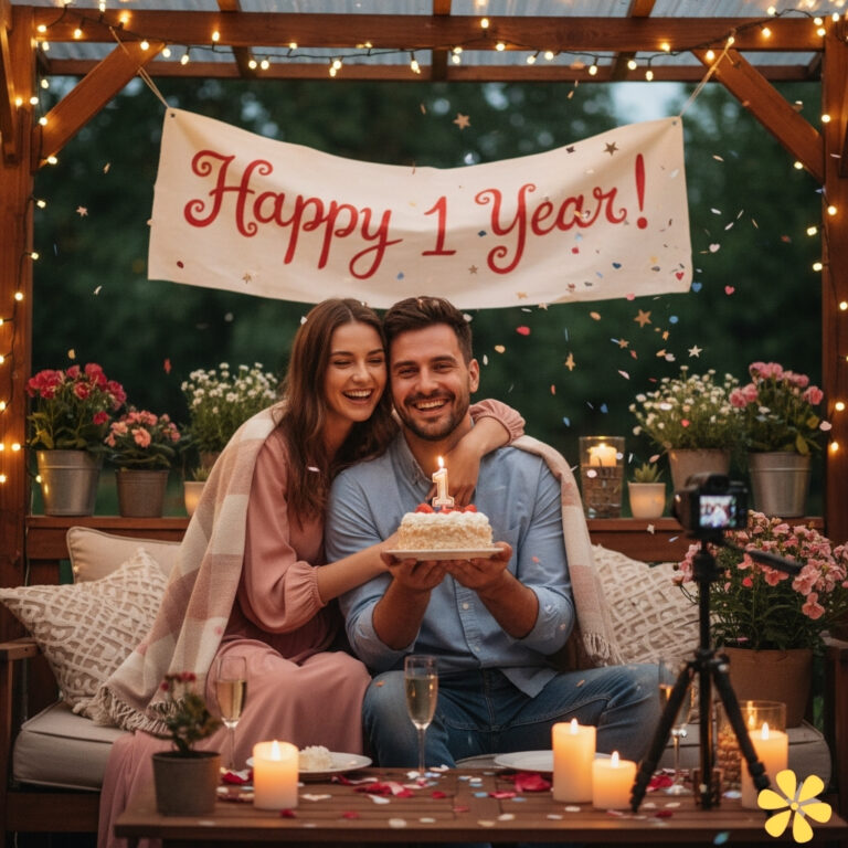 1 Year Relationship Anniversary Captions for Instagram