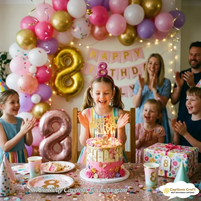 8th Birthday Captions For Instagram