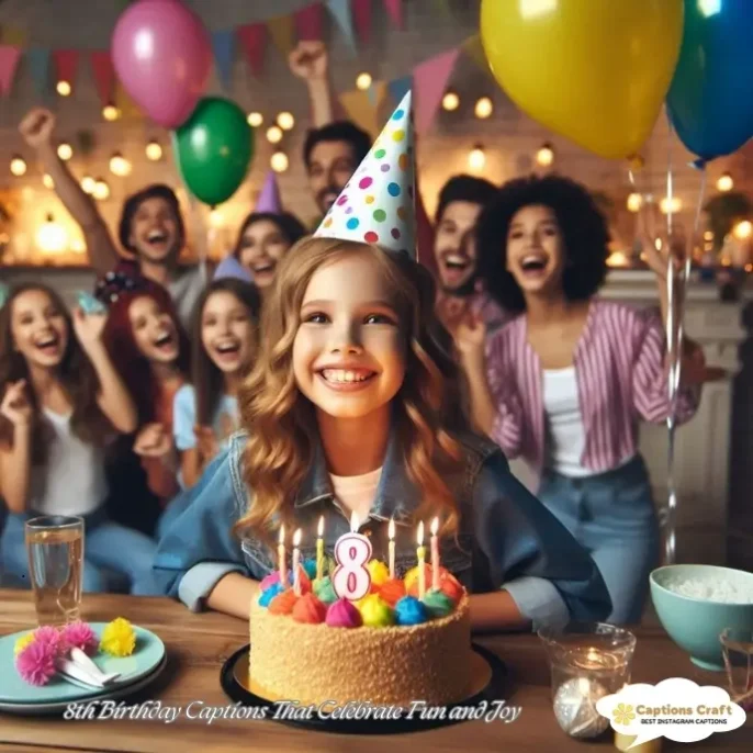 8th Birthday Captions That Celebrate Fun and Joy