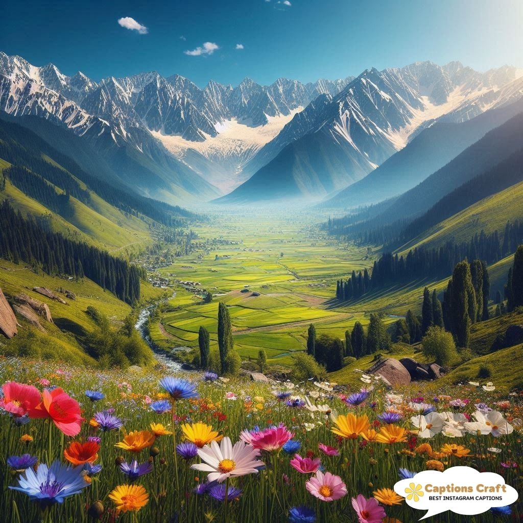 Creative Kashmir Captions To Your Next Post