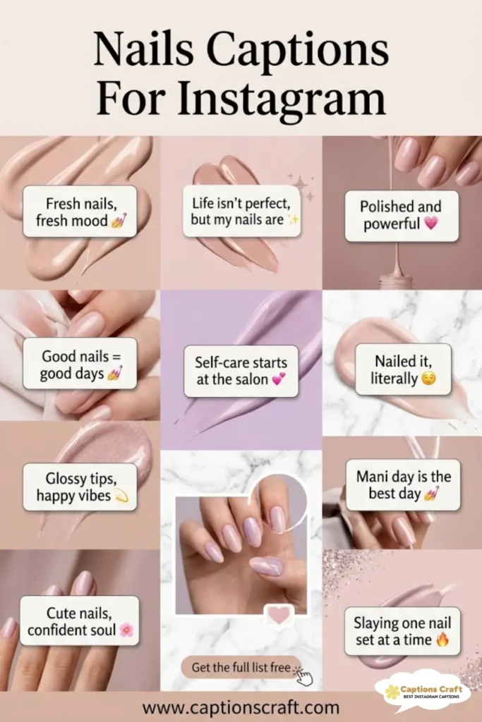 147+ Stunning Nails Captions For Instagram and Inspiring Quotes to Shine Bright
