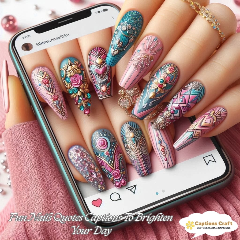 Fun Nails Quotes Captions To Brighten Your Day
