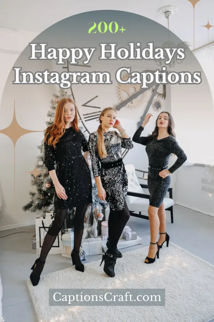Happy Holidays Instagram Captions