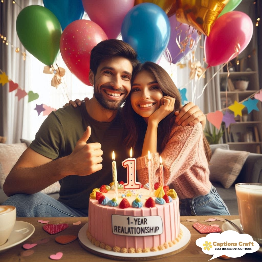 Heartfelt 1 Year Relationship Anniversary Captions For Instagram