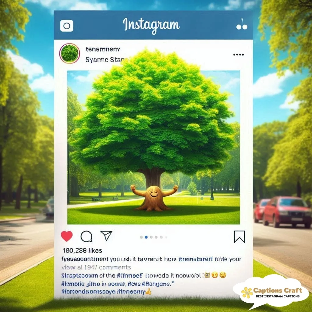 143+ Inspiring Tree Captions For Instagram That Speak Nature's Truths and Quotes