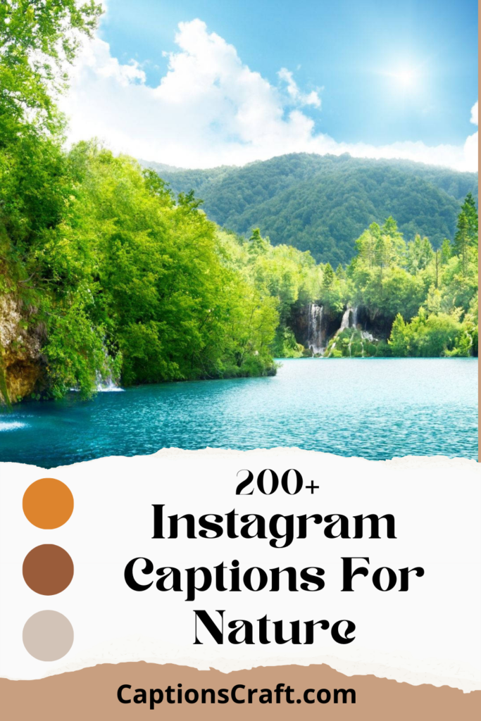 Instagram Captions For Nature