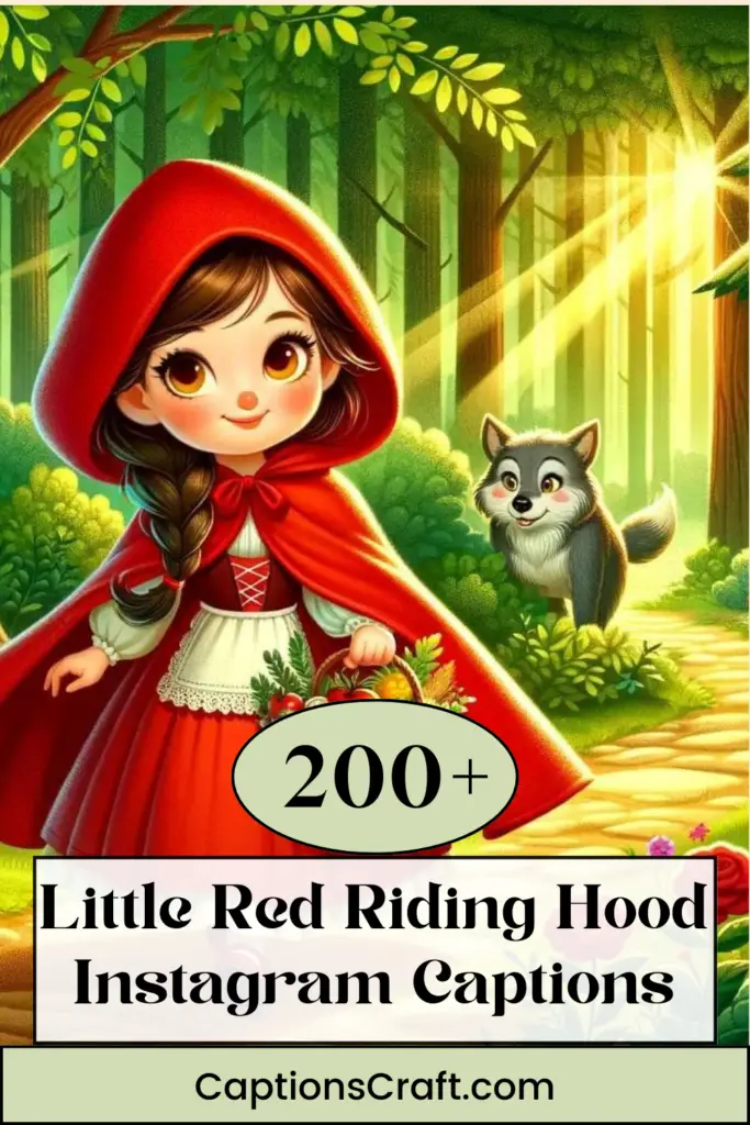 Little Red Riding Hood Instagram Captions
