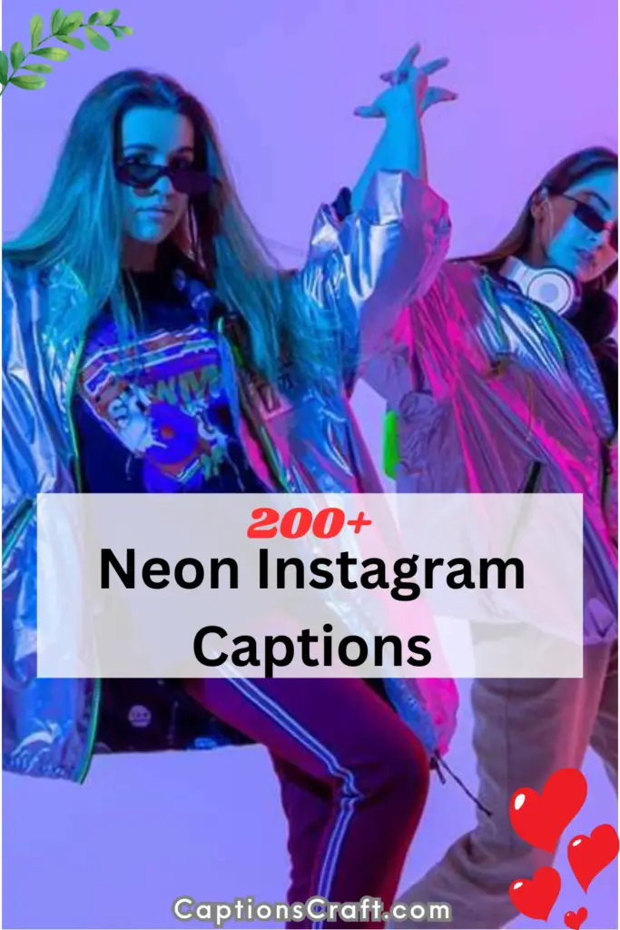 Neon Instagram Captions